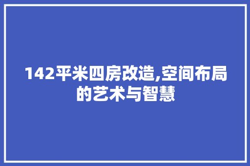 142平米四房改造,空间布局的艺术与智慧(140平四房改五房设计图)