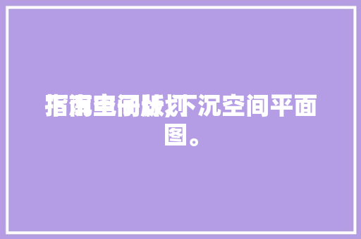 下沉空间计划指南电子版,下沉空间平面图。(下沉空间设计手绘图)