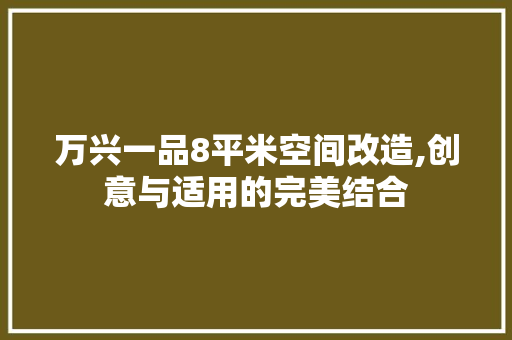 万兴一品8平米空间改造,创意与适用的完美结合 万兴一品8平米空间改造,创意与适用的完美结合 MI家公司推荐